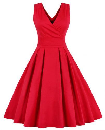 Vestido vintage rojo Vestido vintage rojo
