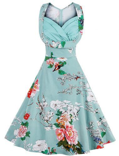 Vestido vintage primavera floral Vestido vintage primavera floral